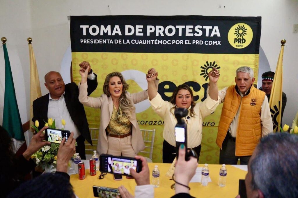 Expresa Ceci Ocampo su compromiso de trabajar para mejorar las condiciones de vida de los habitantes de la demarcación territorial y luchar para que el sol azteca recupere la confianza ciudadana.