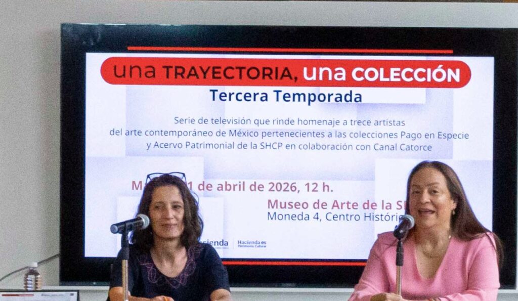 Testimonios de artistas, cuyas obras pertenecen a las colecciones Pago en Especie y Acervo Patrimonial SHCP, se transmitirán por Canal Catorce los sábados a las 18:00 h, a partir del 25 de abril.