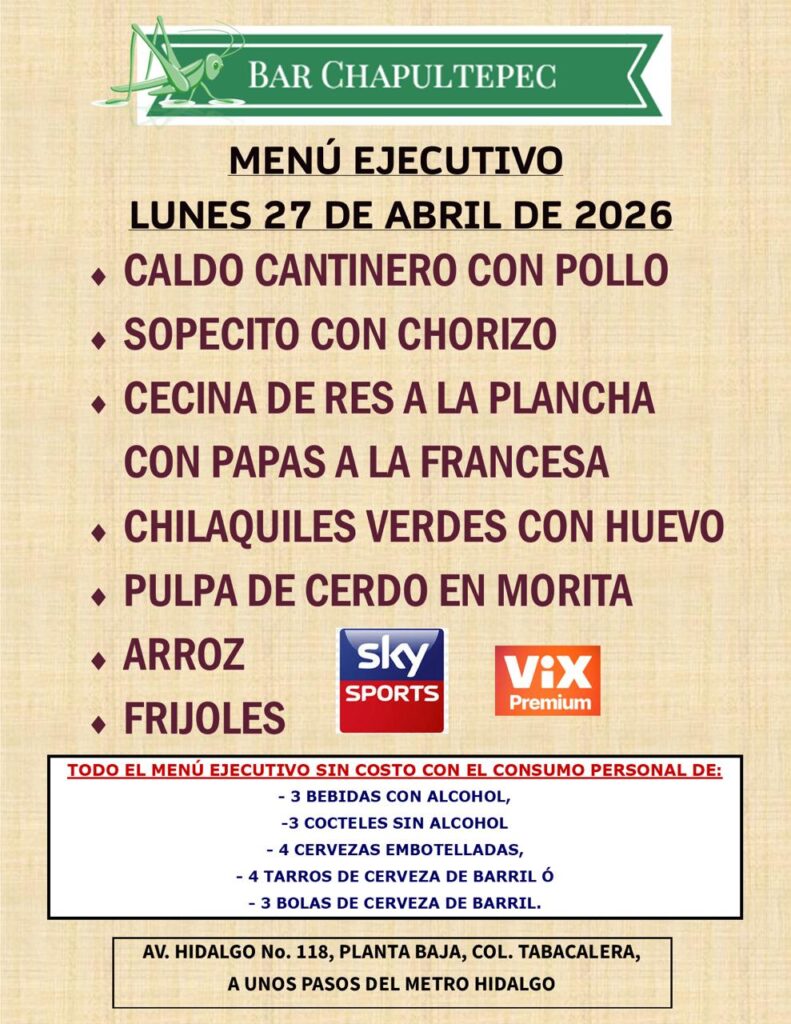 Viene la liguilla, lo mejor de la Liga MX ¡Vívela en tu Bar Chapultepec!