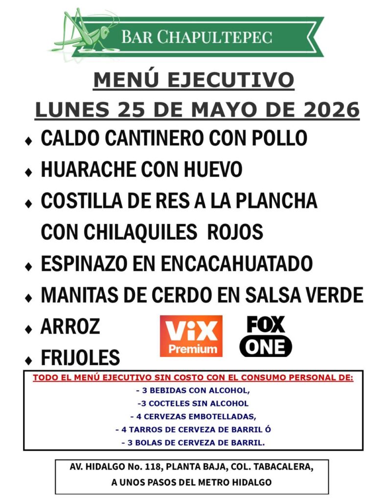 Tienes un lugar en tu Bar Chapultepec. Vive la emoción del fútbol.
