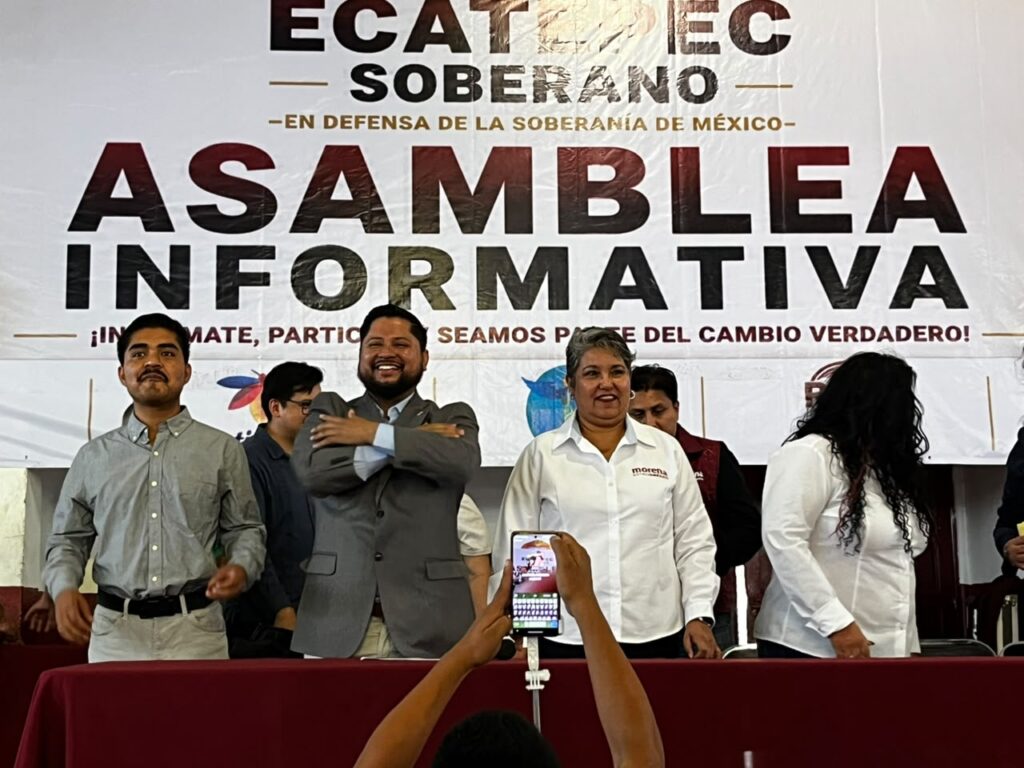 Convoca el síndico Rafael García Moreno a cerrar filas en torno a la presidenta Claudia Sheinbaum y la gobernadora Delfina Gómez.