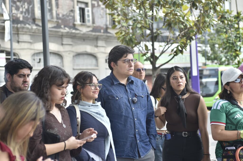 Los diputados Paulo García y Ángel Tamariz, del Grupo Parlamentario de Morena en el Congreso de la Ciudad de México, encabezaron un recorrido.