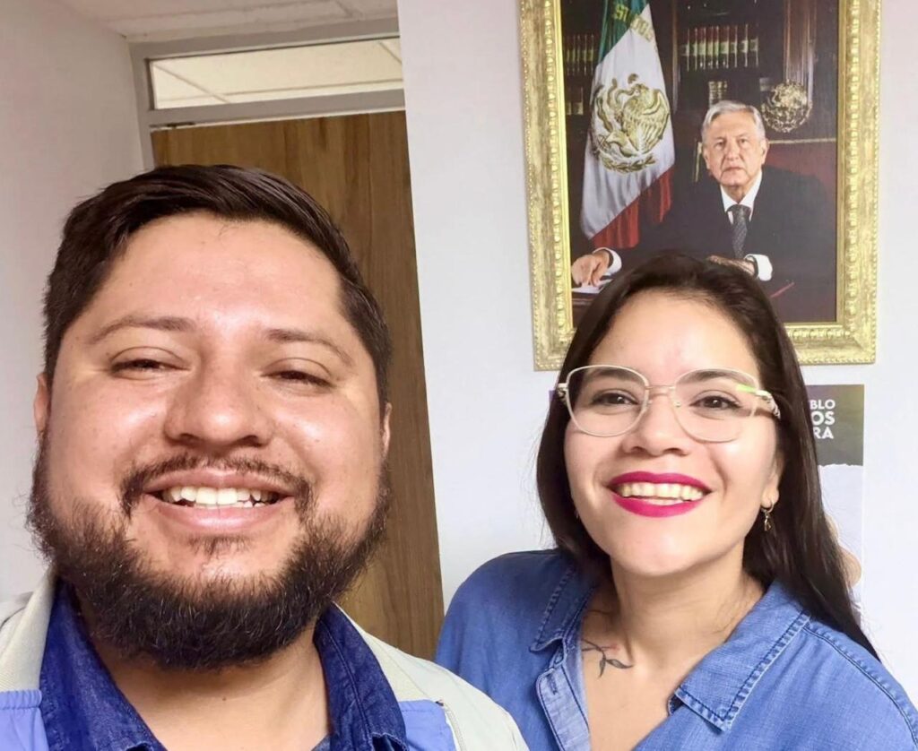Sostiene síndico de Ecatepec, Rafael García, reunión de trabajo con la Dirigencia Nacional de Morena.