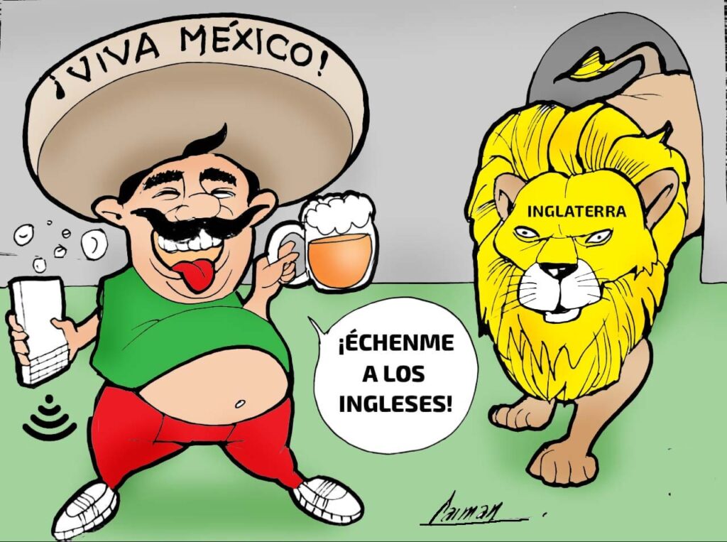 Cartón del día / Échenos a los Ingleses/ Carman / Agencia Press Mex.