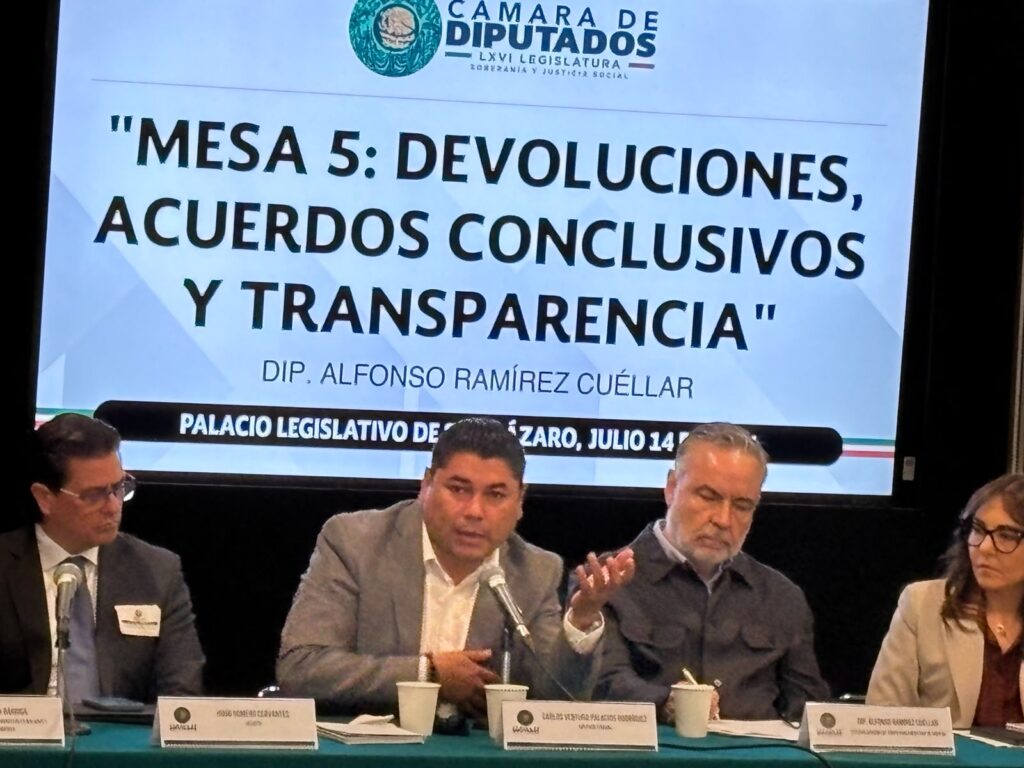 Morena impulsa un sistema tributario que combine eficiencia recaudatoria con seguridad jurídica: Carlos Ventura Palacios Rodríguez.