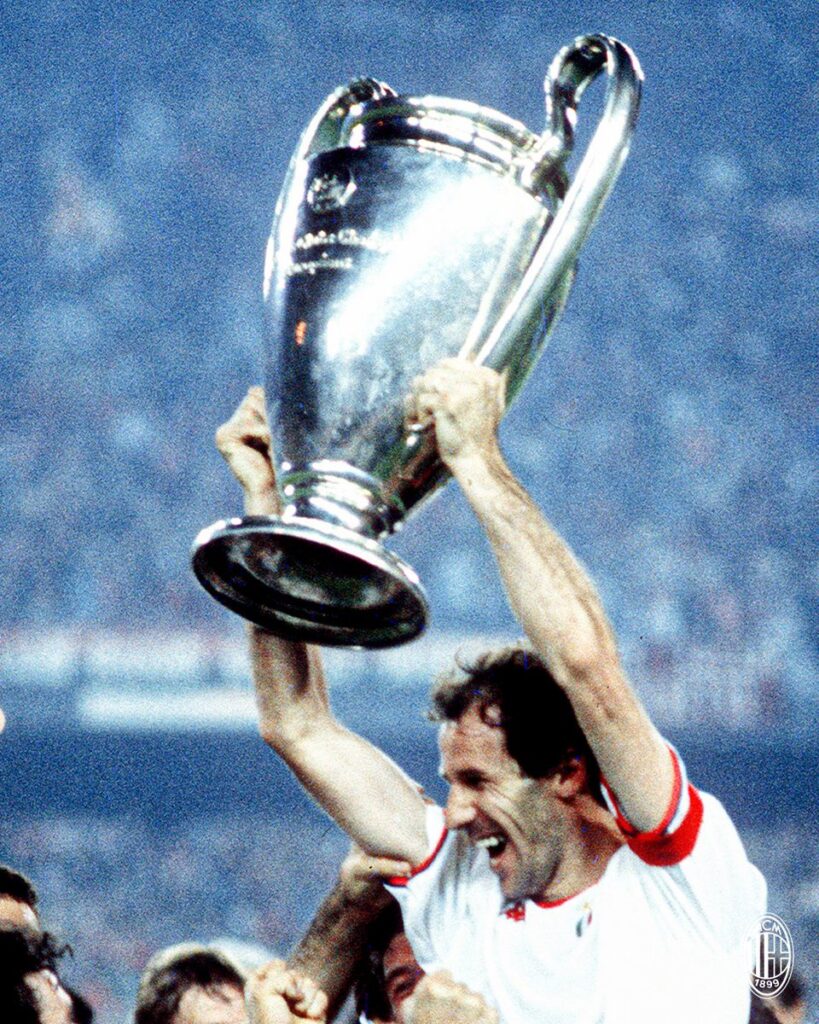 Cuando chocaron contra el Milán, Baresi no solía recoger balones de la portería. Al contrario, evitaba que sucediera, planificaba.
