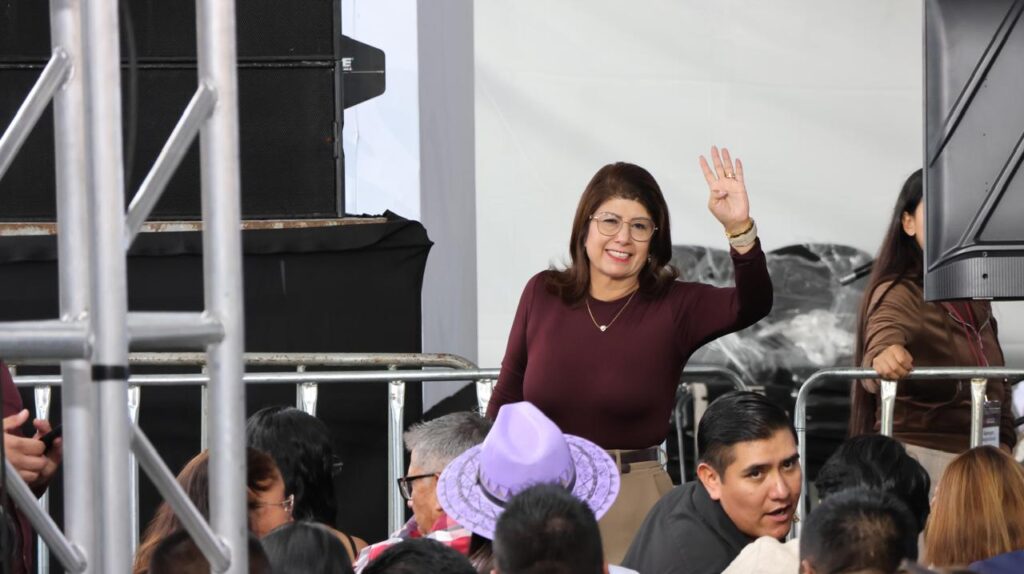 “Tres millones de mujeres reciben Pensión Mujeres de Bienestar y de ellas 361,000 son del Edomex para que nos demos una idea de lo que está sucediendo”, dijo la senadora Mariela Gutiérrez Escalante