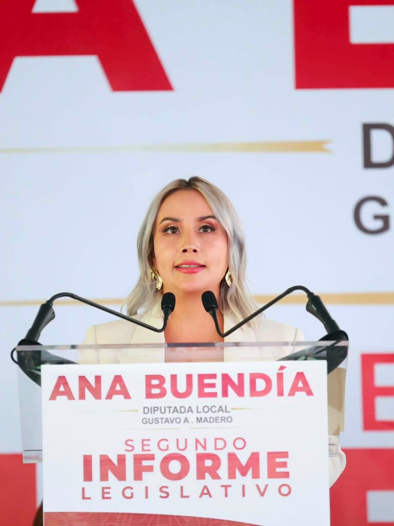 Prioridad defender a las mujeres, infancias, adultos mayores, víctimas y familias de Gustavo A. Madero: Diputada Ana Buendía García.