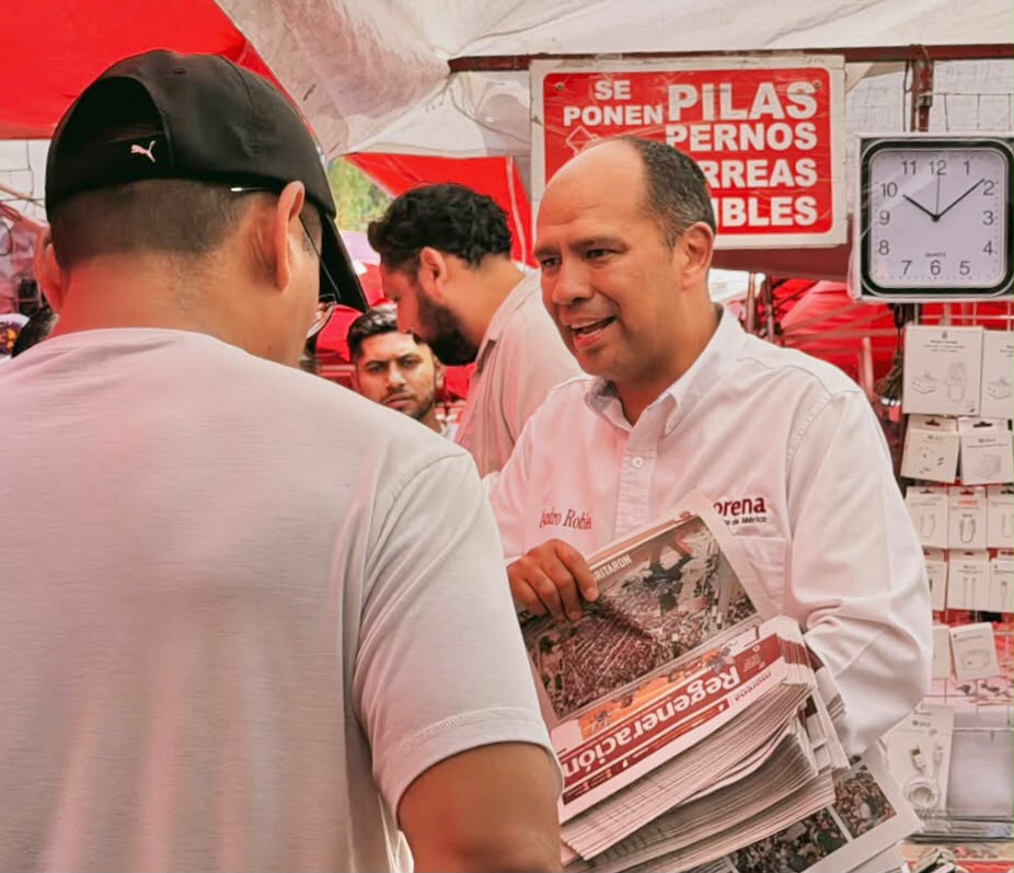 “El partido en buenas manos con Paulo García en lo local y Ariadna en lo nacional”, dice el Secretario de las y los Mexicanos en el Exterior de Morena.