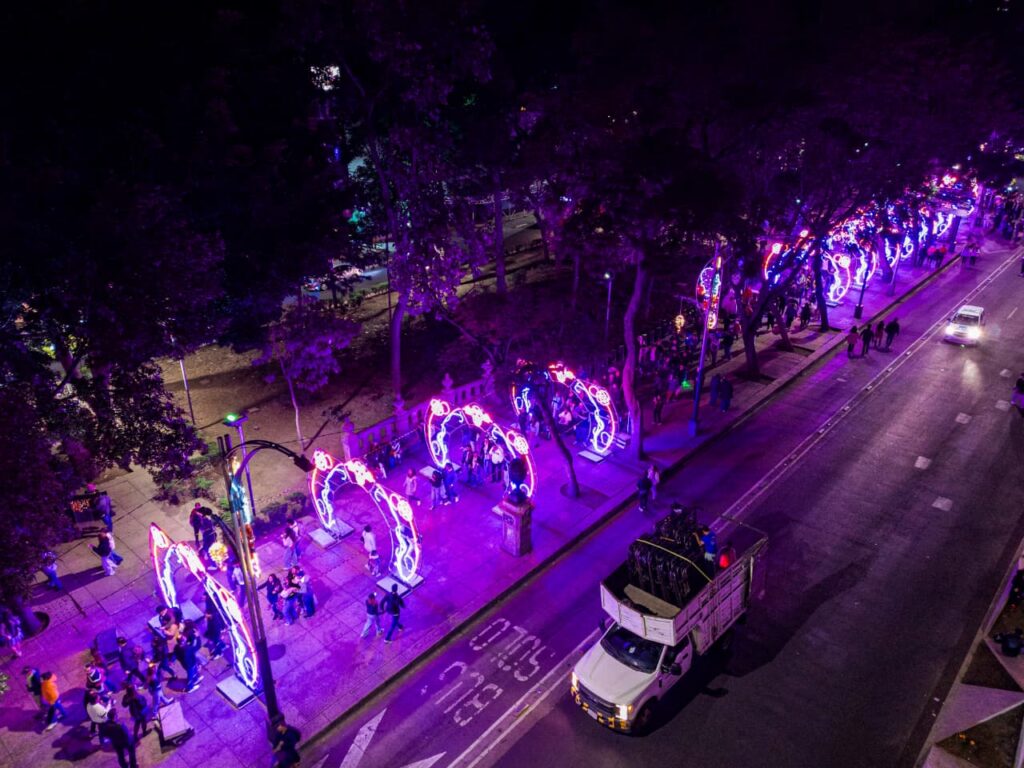 Más de un millón de personas transitaron por Paseo de la Reforma durante el pasado fin de semana: Clara Brugada.